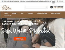 Tablet Screenshot of cozy-cover.com